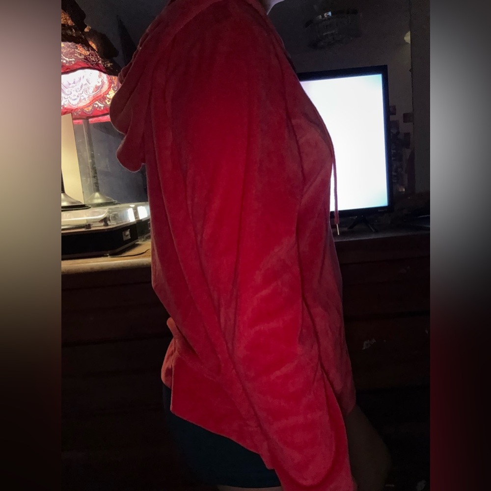 Danskin Red Teddy Jacket - Picture 3 of 5